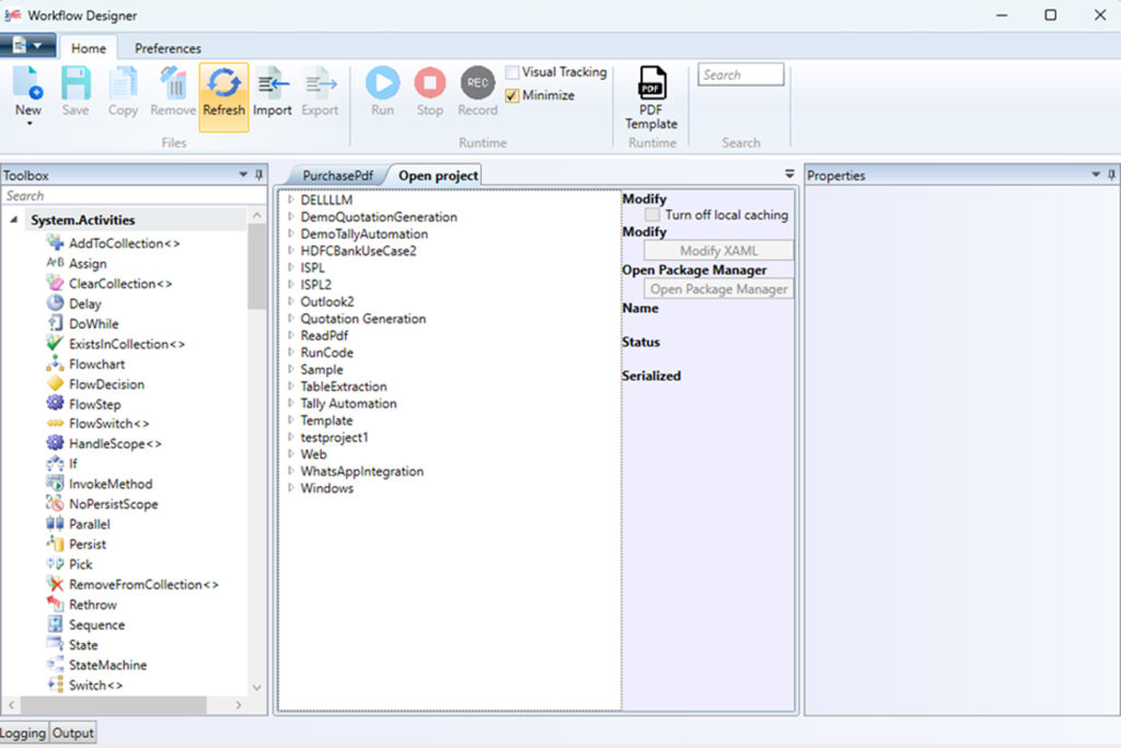 Generic Rpa Bot User Interface Example Robotic Process Automation (RPA) Solutions in USA | Skymeric